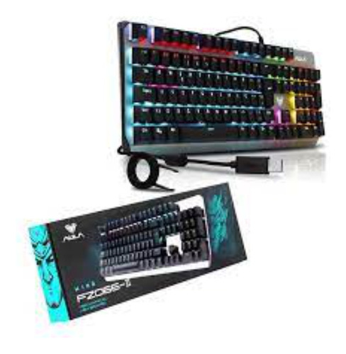 Teclado Mecânico Gamer Wind Fz066 Ii Led Pc Usb 2.0 Com Fio