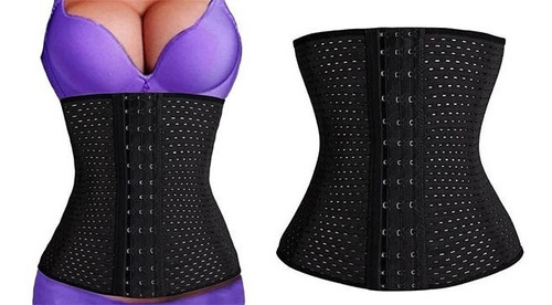 Faja Corset Reductora Colombiana Neoprene Corrector Postura Respirable Reduce Dos Talles