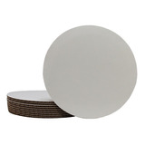 Bases Para Pastel / Disco Blanco Antigrasa 25 Cm 100 Piezas 