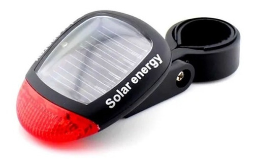 Luz Trasera Solar Bicicleta Recargable Doble Led Destellador