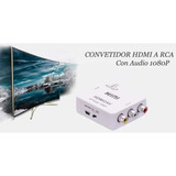 Mini Convertidor Hdmi A Rca Av Audio Video
