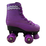 Patines Artisticos 4 Ruedas Morados Sml Jrdeportes