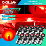 Canbus 10x Red T10 Led Gauge Cluster Dash Light Bulb W5w Oad