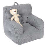 Momcaywex Puf Para Ninos Con Un Oso De Felpa, Comoda Silla P