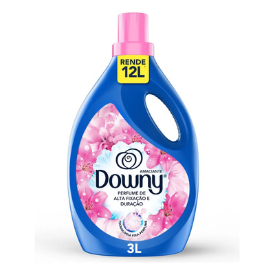 Amaciante Downy Concentrado Frescor Da Primavera 3L Rende 12L | MercadoLivre