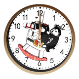 Reloj De Pared Mascotas Silencioso Moderno Varios Diseños