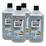 4 Piezas De Aceite Castrol Gtx 5w-30 X 946ml.