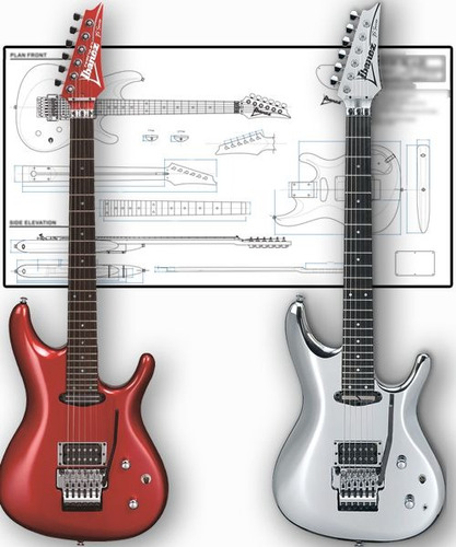 Plano Para Luthier Ibanez Joe Satriani Series (escala Real)