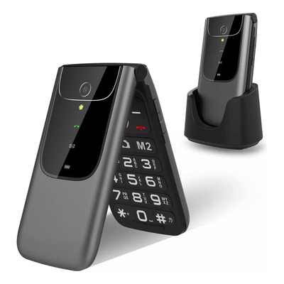 Yeemovil F7 Teléfono Celular Para Adultos Mayores, 4g Teléfono Plegable Con Botones Grandes, Sos Botón, Volumen Alto | Meses sin interés