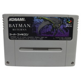 Batman Returns Original Super Nintendo Snes Famicom Japones