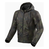 Chamarra Rev'it Flare 2 Impermeable Con Capucha Camuflaje 