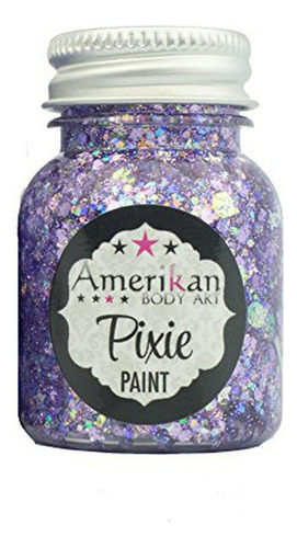 Gel Glitter Pixie Paint Lluvia Púrpura