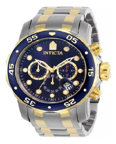 Relógio Invicta Pro Diver 0077 Aço Inoxidável Completo