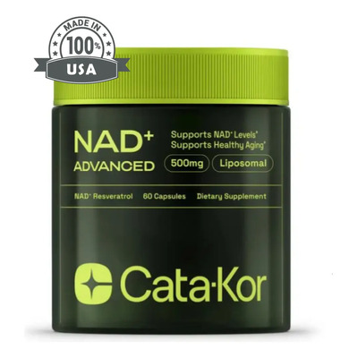Suplemento Cata-Kor Nad+ Advanced 500 mg Resveratrol 60 Cápsulas | Envío gratis