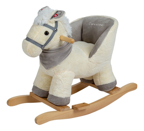 Mecedor Peluche Caballo Blanco