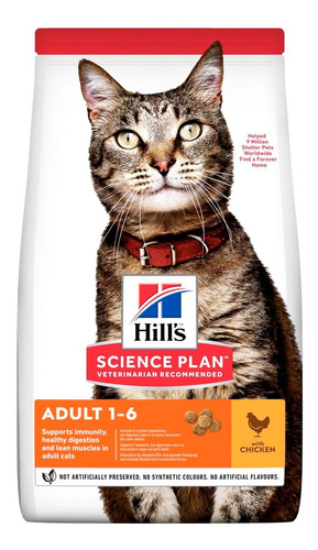 Alimento Hill's Science Plan Adult Optimal Care Para Gato Adulto Sabor Pollo En Bolsa De 7kg