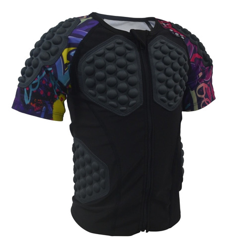 Camiseta Protectora Acolchada Para Béisbol Juvenil Rib Chest