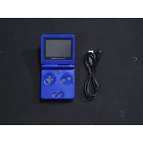 Game Boy Advance Sp Gba 1 Luz 001 Azul D