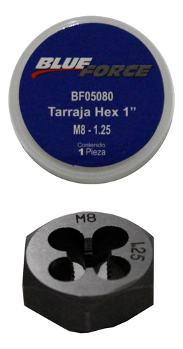 Dado Hexagonal Blue Force Bf05080 8 Mm - 1.25 PLG