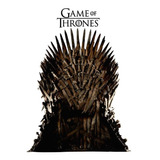 Vinilo Decorativo Game Of Thrones Trono De Hierro Espadas