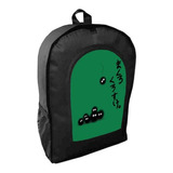 Mochila Negra Totoro Adulto / Escolar W40