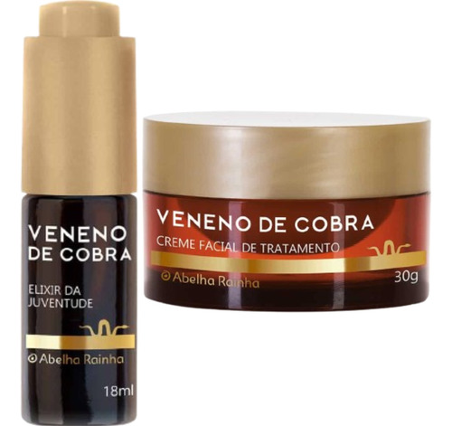 Kit Lifting Facial Creme De Cobra Elixir Da Juventude Dmae 