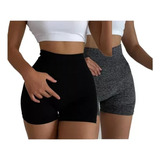 2pzs Short De Licra Para Mujer Fitness Sports Sexy Shorts