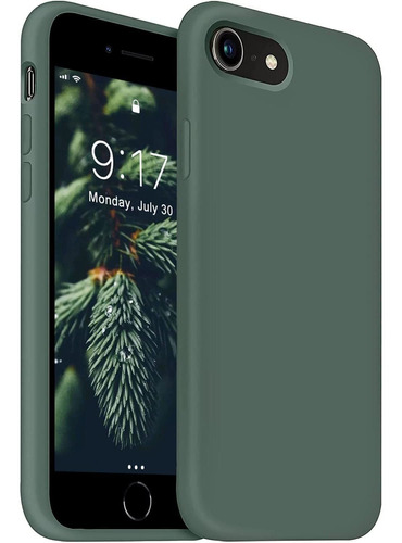 Funda Ouxul Para iPhone SE 2020/iPhone 7/8 (verde Bosque)