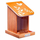 Comedouro Automático Para Pássaros Livre Birds - Laranja