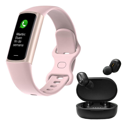 Smartwatch Reloj Inteligente Y9 + Auriculares Bluetooth A6s 