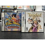  Jogo Tangled / Enrolados + Cake Mania Nintendo Ds Completos