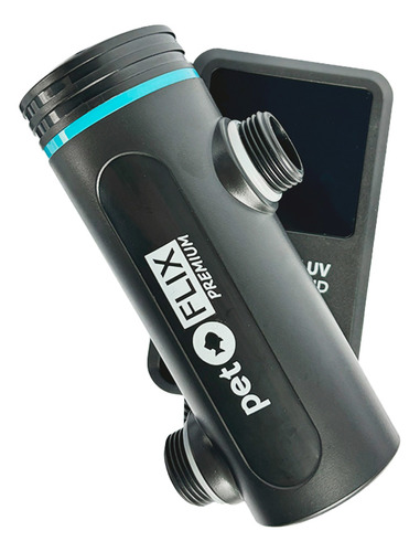 Mini Filtro Uv Anfibio Aquário Marinho Auv-10 10w Pet Flix