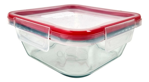 Contenedor Cuadrado Vidrio 950cc Fresh Lock Pyrex