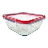 Contenedor Cuadrado Vidrio 950cc Fresh Lock Pyrex