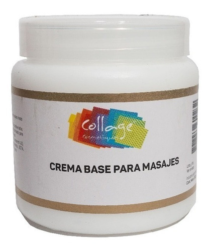  Crema Base Para Masajes X 500gr Collage