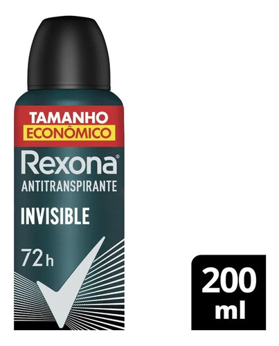 Kit C/5 Desodorante Rexona Invisible 200ml