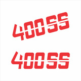 400 Ss (2 Piezas) Stickers / Calcas / Pegatinas