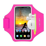 Brazalete Running Porta Smartphone Hasta 6.5pulgadas Rosa