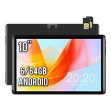 Tablet Phone 10' 6gb 64gb 5000mah Dual Chip Android Pad G6 