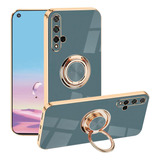 Compatible Con Huawei Nova 5t Funda De Silicona Magnética