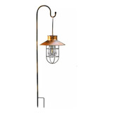 Lampara Solar Estaca Retro Bronce Luz Cálida Ip65 R.305