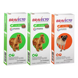 2 Antipulgas Bravecto 500mg + 1 Bravecto De 250mg - Original