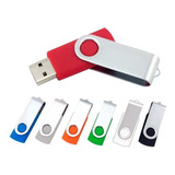  Memorias Usb 16gb Kit 5pz Giratoria Plástico Ld101 Daltech