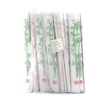 20 Paquetes Palitos De Bambu Descartables Con Funda 22,5 Cm