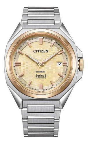 Citizen Automatic Dial Champange Series 8 Gmt Nb6059-57p