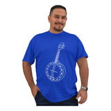 Camiseta Camisa Banjo De Samba Plus Size Tamanho Especial 