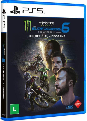 Jogo Monster Energy Supercross 6 Ps5 Midia Fisica Milestone