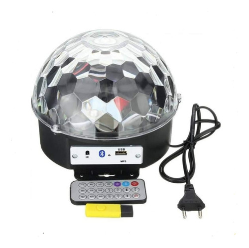 Bola Disco Led Bluetooth Ritmica Con Parlantes Fiestas