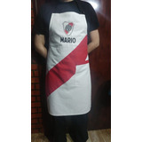 Delantal River Plate Personalizado Bordado Gabardina O Jean