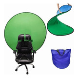 Tela Verde E Azul Chroma Key Portátil Fundo Infinito Vídeo